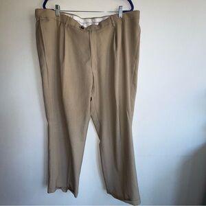 Men's Tan Classic Fit Dress Pants 44x30